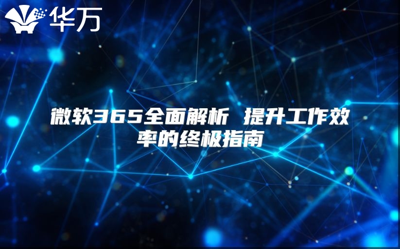 微软365全面解析 提升工作效率的终极指南